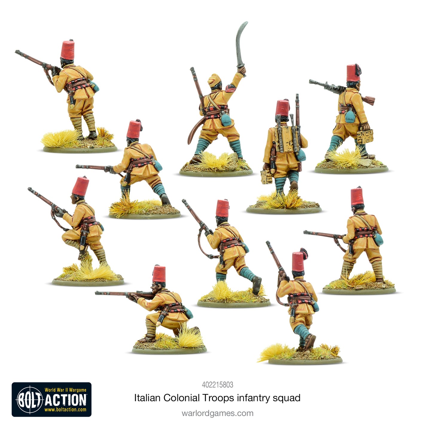 Bolt Action - Italy: Italian Colonial Troops Infantry Squad