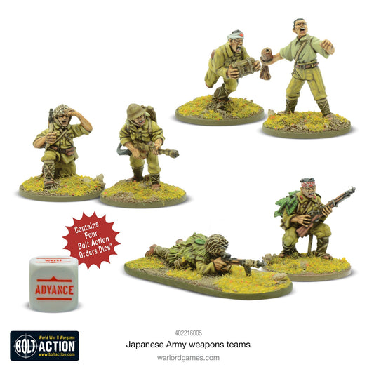 Bolt Action - Japan: Japanese Army Weapons Teams
