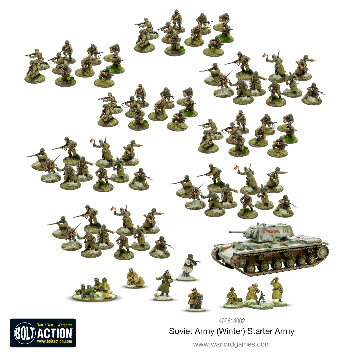 Bolt Action - Soviet Union: Soviet Army (Winter) Starter Army