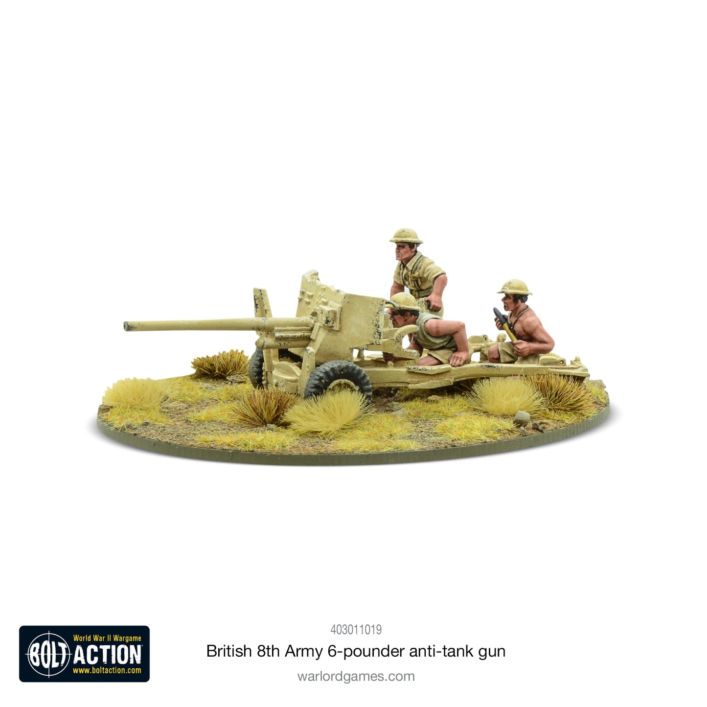 Bolt Action -  Great Britain: 8th Army 6 pounder ATG