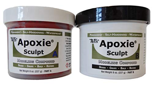 Aves Apoxie Sculpt 2 Part Modeling Clay Compound, A and B Waterproof  Molding Clay for Sculpting, Repairs and More, 1lb Natural 