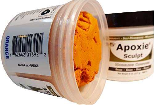 Aves Apoxie Sculpt – 1/4 Lb Stone White Modeling Compound, Air-Dry, Self-Hardening