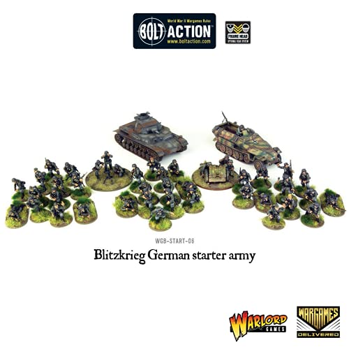 Bolt Action - Germany: Blitzkrieg! German Army Starter Set + Digital Guide: Armies of Germany 2nd Edition