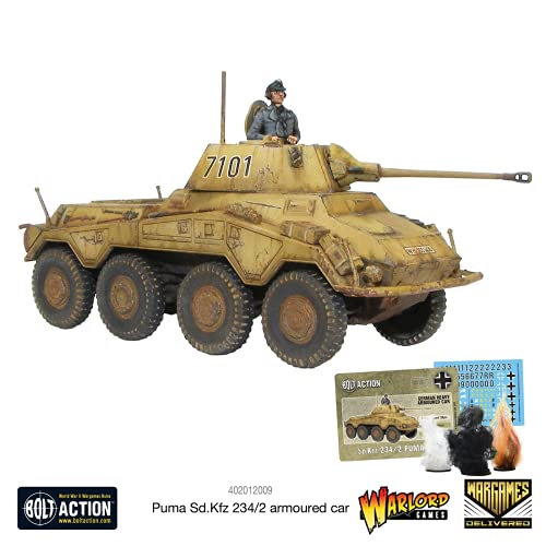 Bolt Action - Tank War: Puma, Sd.Kfz 234/2 Armoured Car + Digital Guide