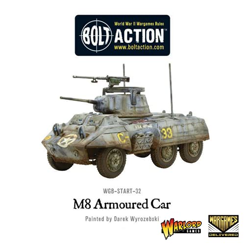 Bolt Action - Tank War: M8/M20 Greyhound Scout Car + Digital Guide