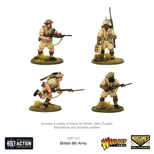 Bolt Action: British 8th Army Infantry Set + Digital Guide: The Western Desert