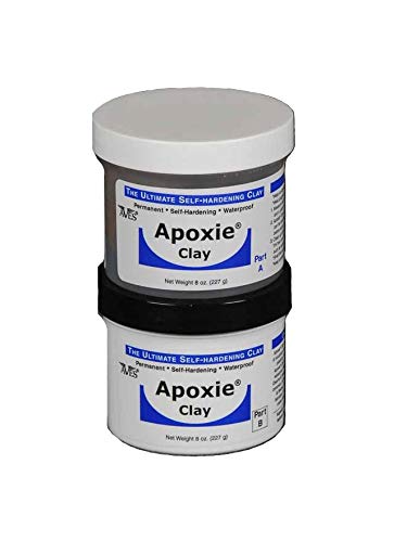 Apoxie Air Dry Clay - 2 Part Epoxy Clay - 1 Lb, Natural