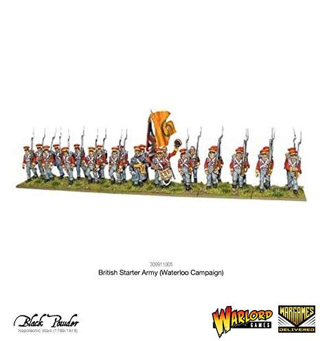 Black Powder - Napoleonic British: British Starter Army (Waterloo Campaign) & Vallejo Paint Set