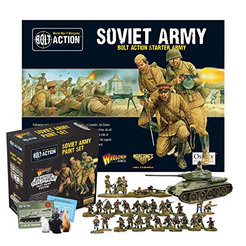 Bolt Action - Soviet Union: Soviet Starter Army and Soviet Army Paint Set