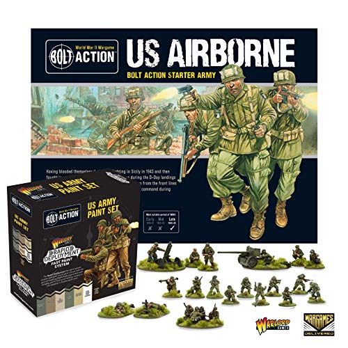 Bolt Action - USA: US Airborne Starter Army and US Army Paint Set