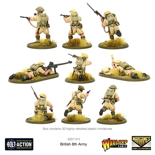 Bolt Action: British 8th Army Infantry Set + Digital Guide: The Western Desert