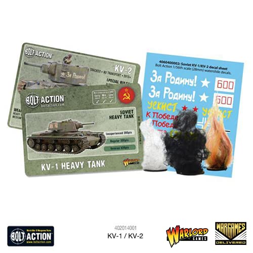 Bolt Action - Tank War: Soviet KV1/2 Heavy Tank + Digital Guide: Tank War