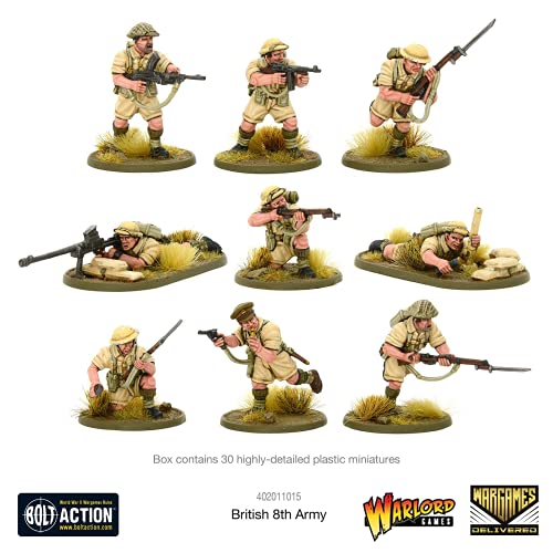 Bolt Action: British 8th Army Infantry Set + Digital Guide: The Western Desert
