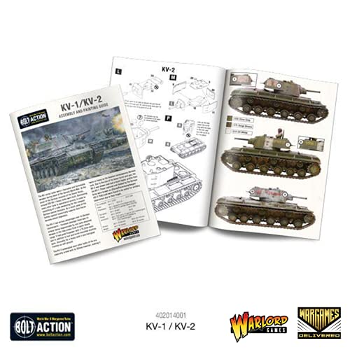 Bolt Action - Tank War: Soviet KV1/2 Heavy Tank + Digital Guide: Tank War