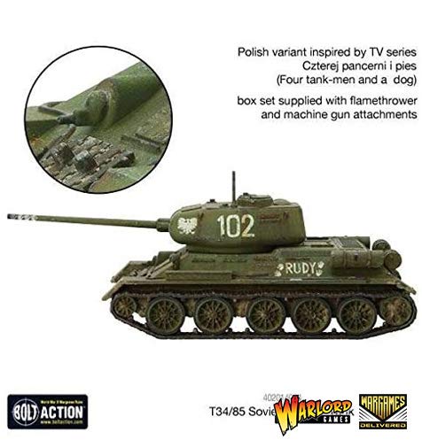 Bolt Action - Soviet Union: Siberian Veterans and T-34/85 Medium Tank Set