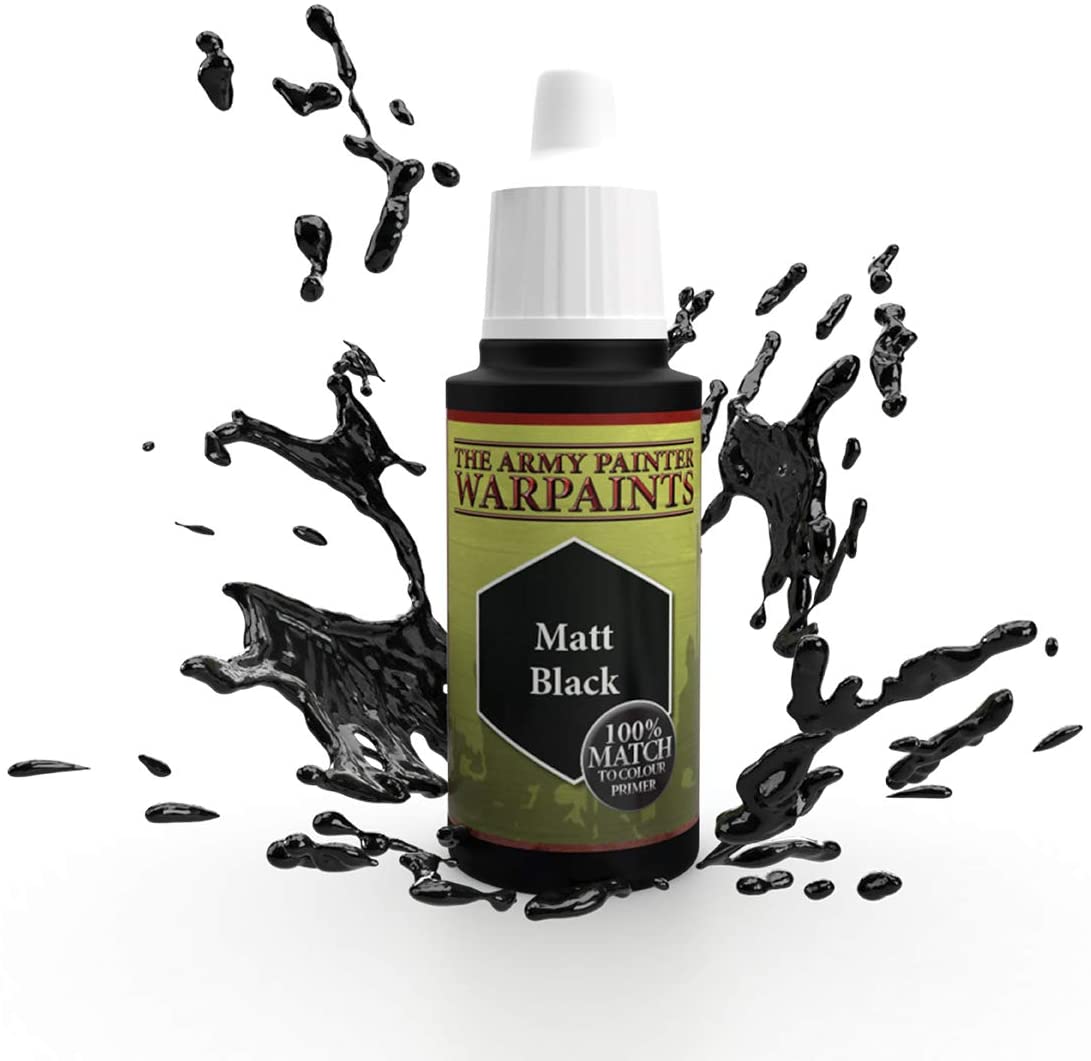 The Army Painter - Warpaints: Matt Black (18ml/0.6oz)