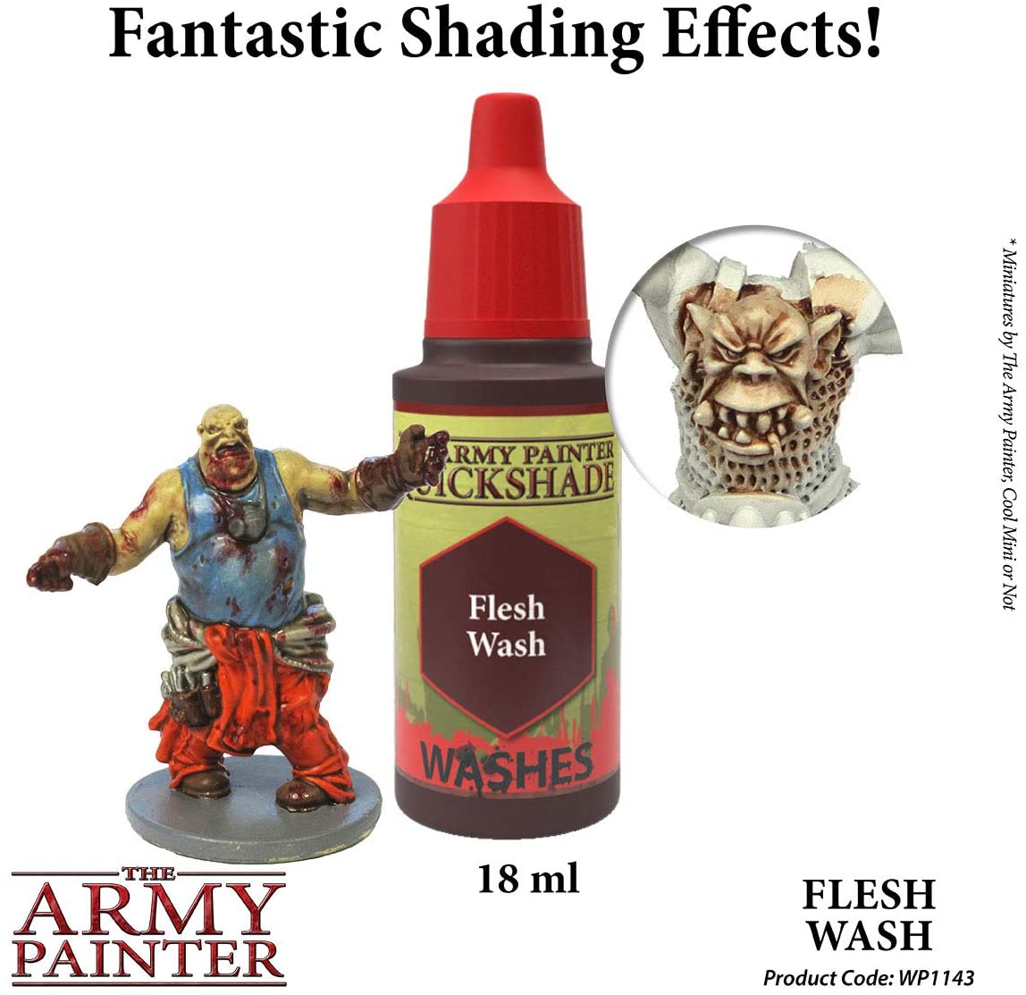 The Army Painter - Quickshade Washes: Flesh Wash (18ml/0.6oz)