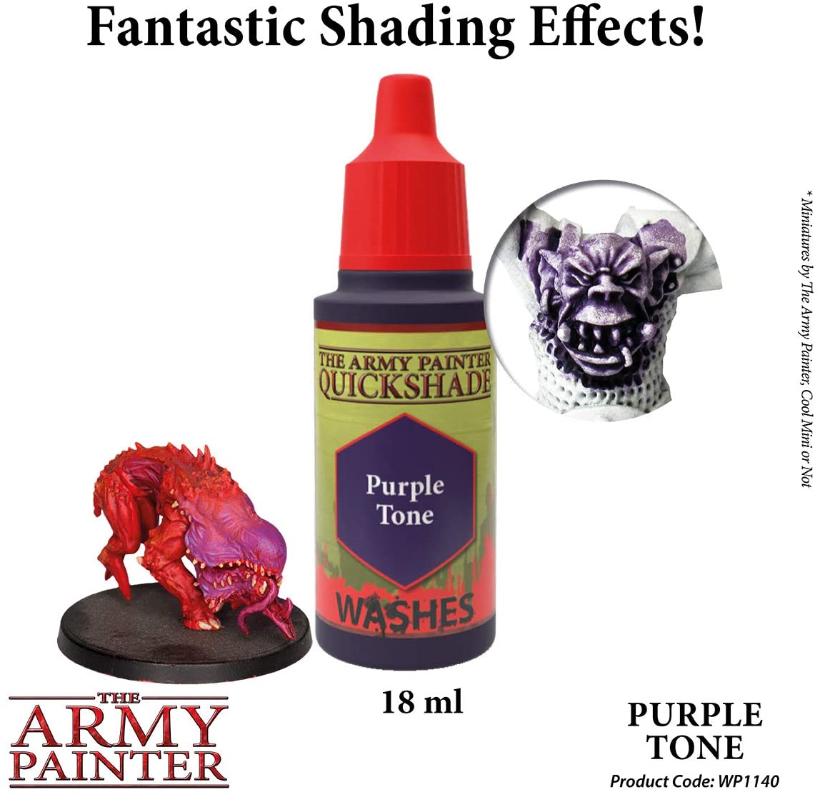 The Army Painter - Quickshade Washes: Purple Tone (18ml/0.6oz)