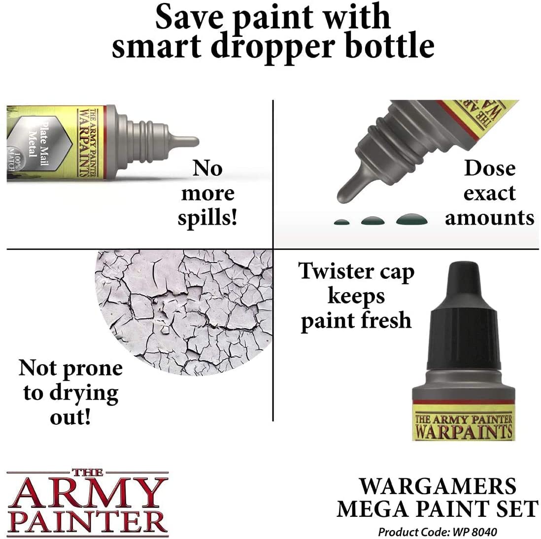 The Army Painter - Wargamers Mega Paint Set