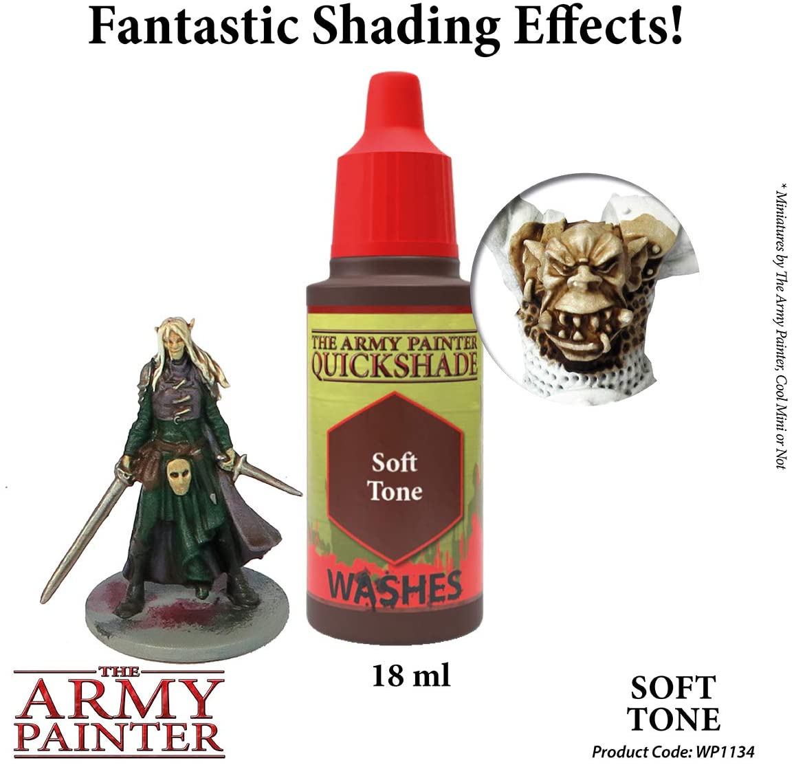 The Army Painter - Quickshade Washes: Soft Tone (18ml/0.6oz)