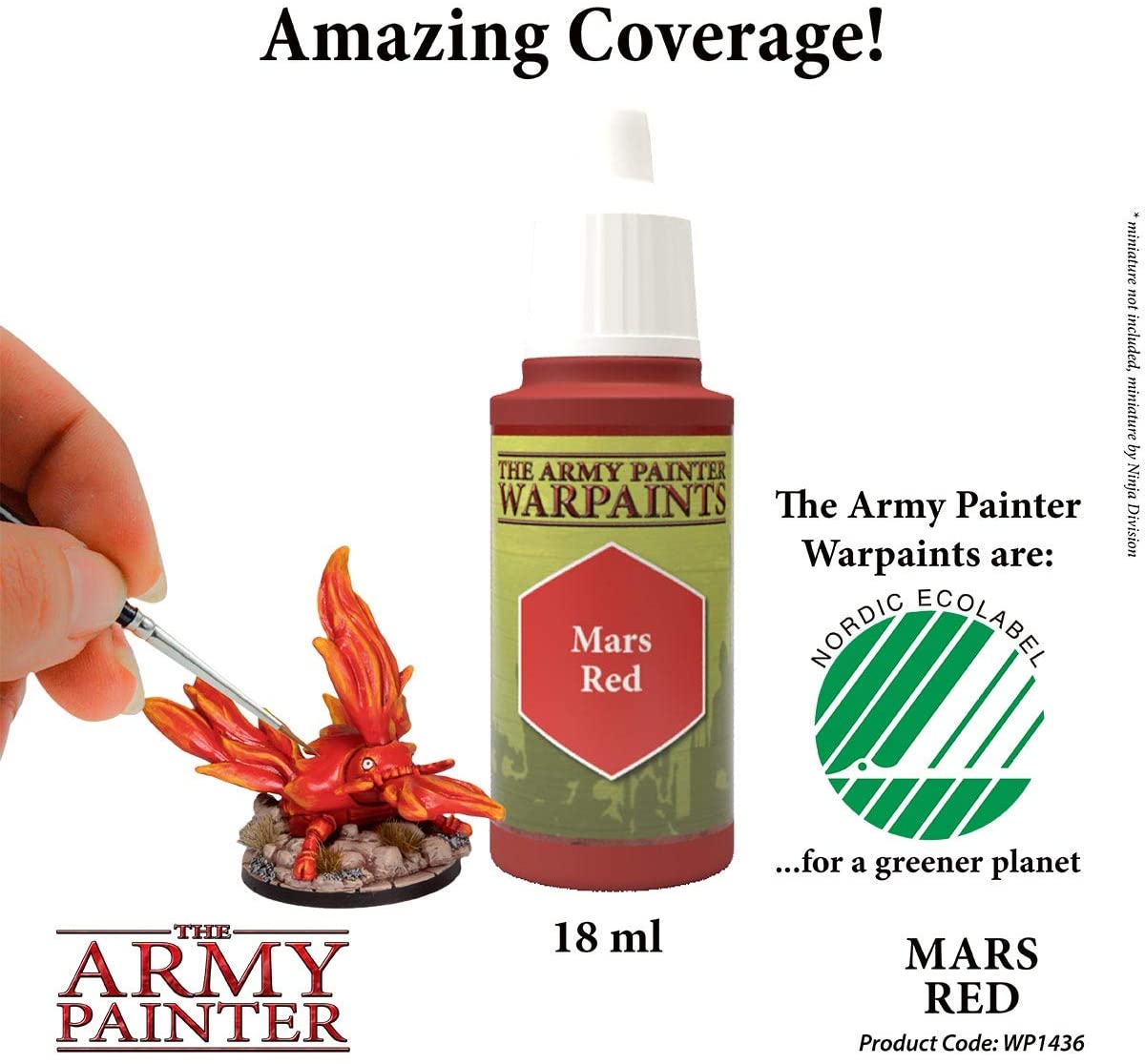 The Army Painter - Warpaints: Mars Red (18ml/0.6oz)