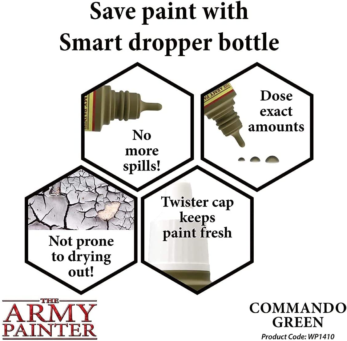 The Army Painter - Warpaints: Commando Green (18ml/0.6oz)