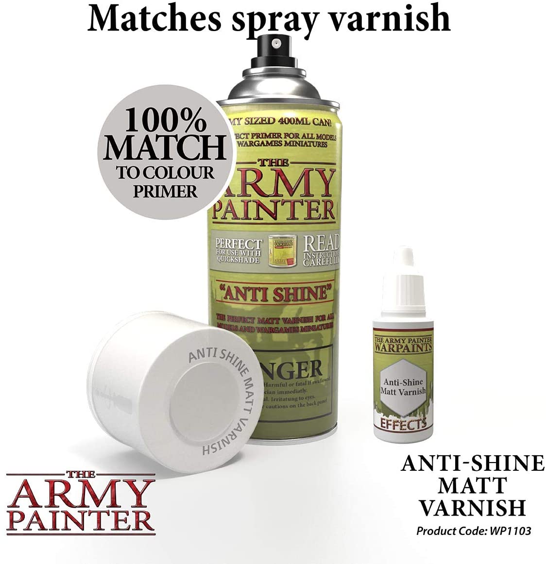 The Army Painter - Warpaints Effects: Anti-Shine Matt Varnish (18ml/0.6oz)