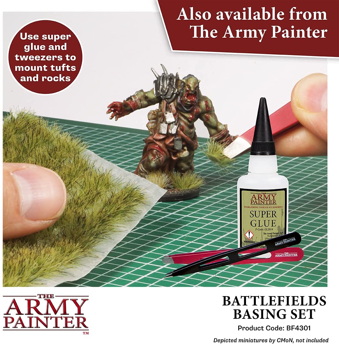 The Army Painter Battlefields Basing Set - Wargamers Terrain Model Kit for  Miniature Bases and Dioramas with Landscape Rocks, Scenic Sand, Static  Grass, Grass Tufts and Free Basing Glue – Wargames Delivered