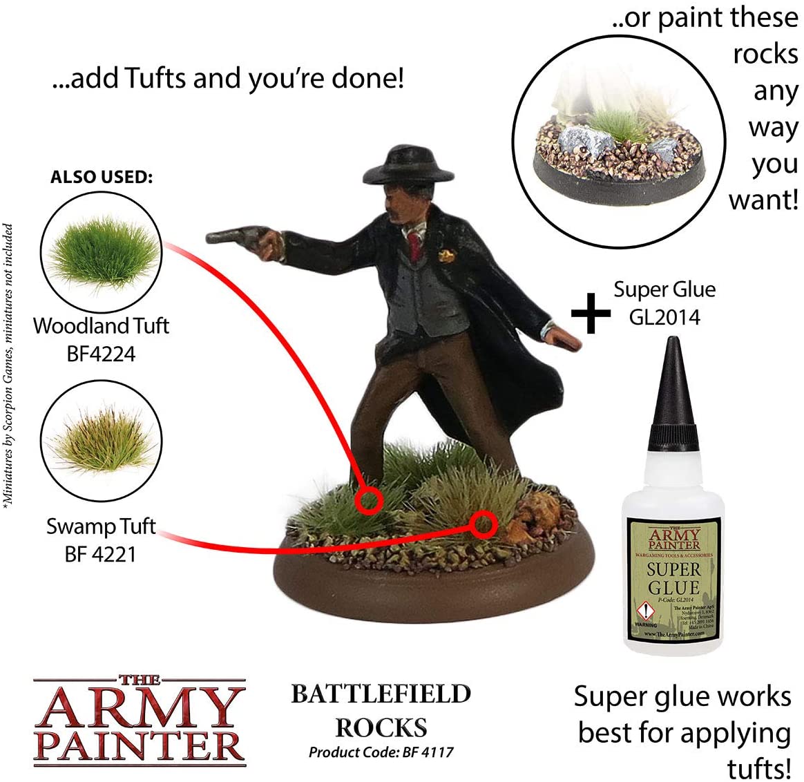 The Army Painter - Battlefield Basing: Rocks