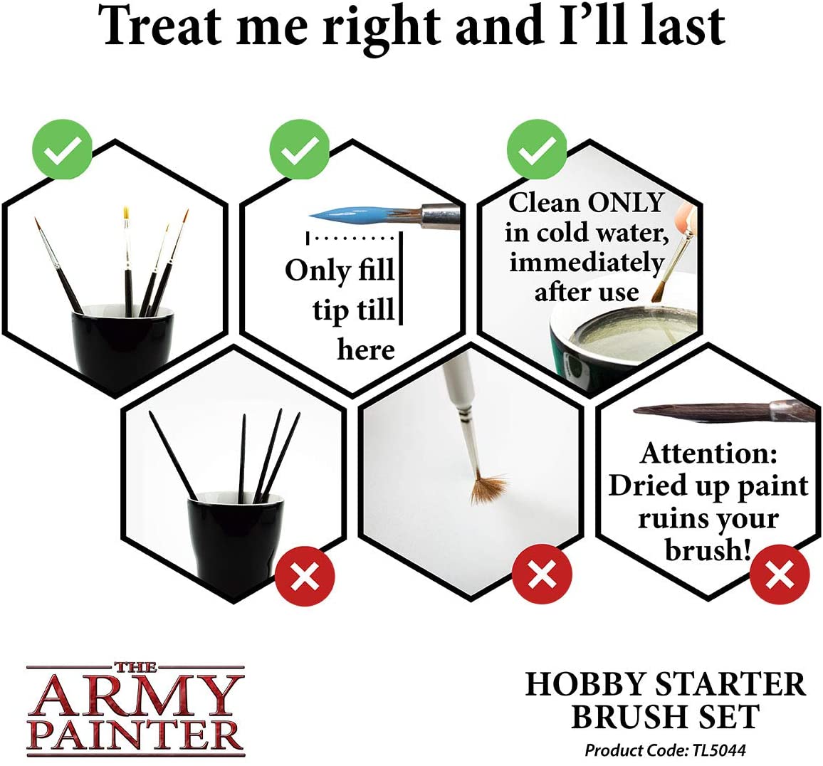 The Army Painter - Hobby Starter Brush Set