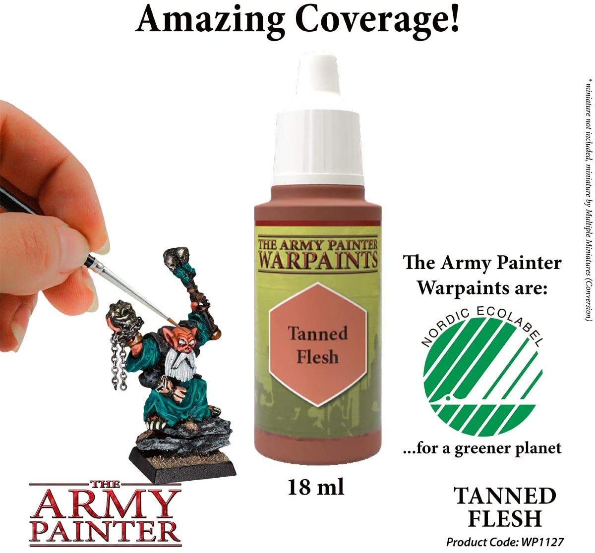 The Army Painter - Warpaints: Tanned Flesh (18ml/0.6oz)