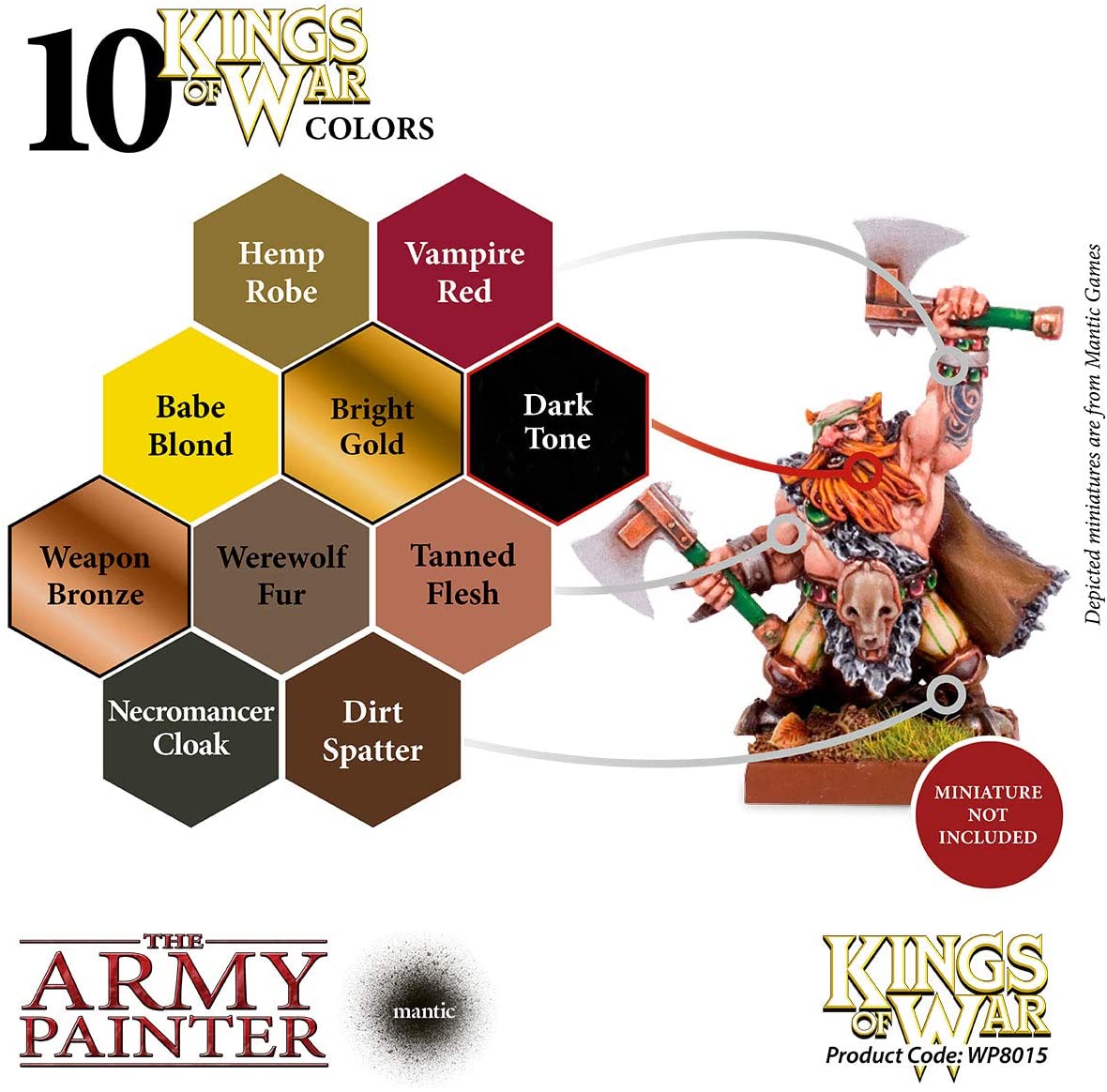 The Army Painter - Kings of War: Dwarfs Paint Set