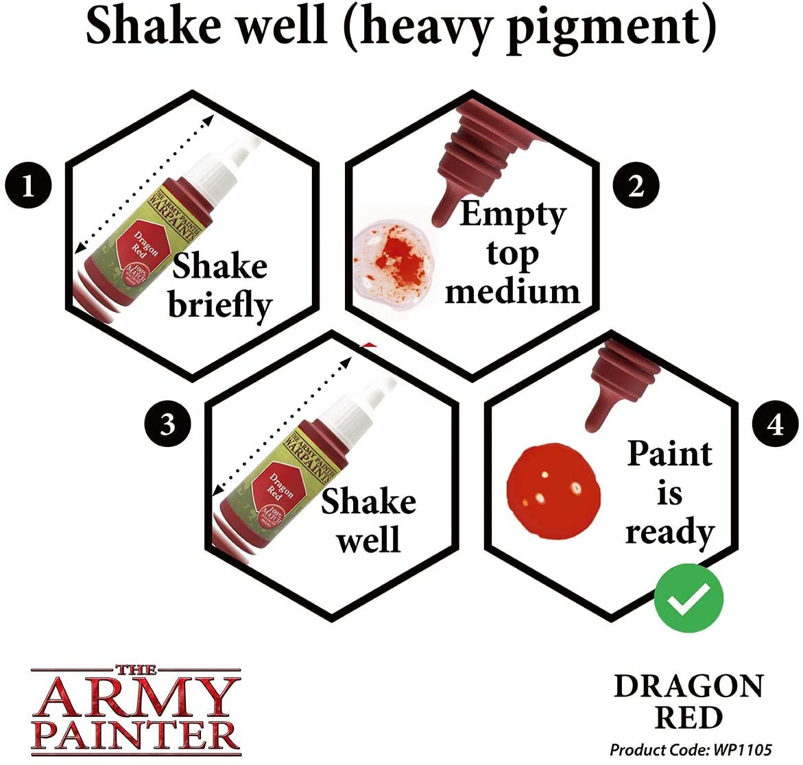 The Army Painter - Warpaints: Dragon Red (18ml/0.6oz)