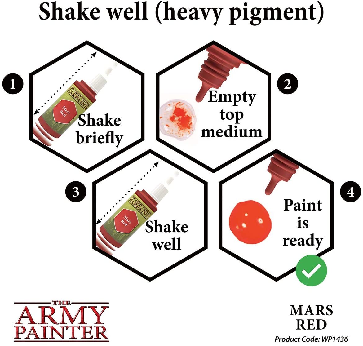 The Army Painter - Warpaints: Mars Red (18ml/0.6oz)