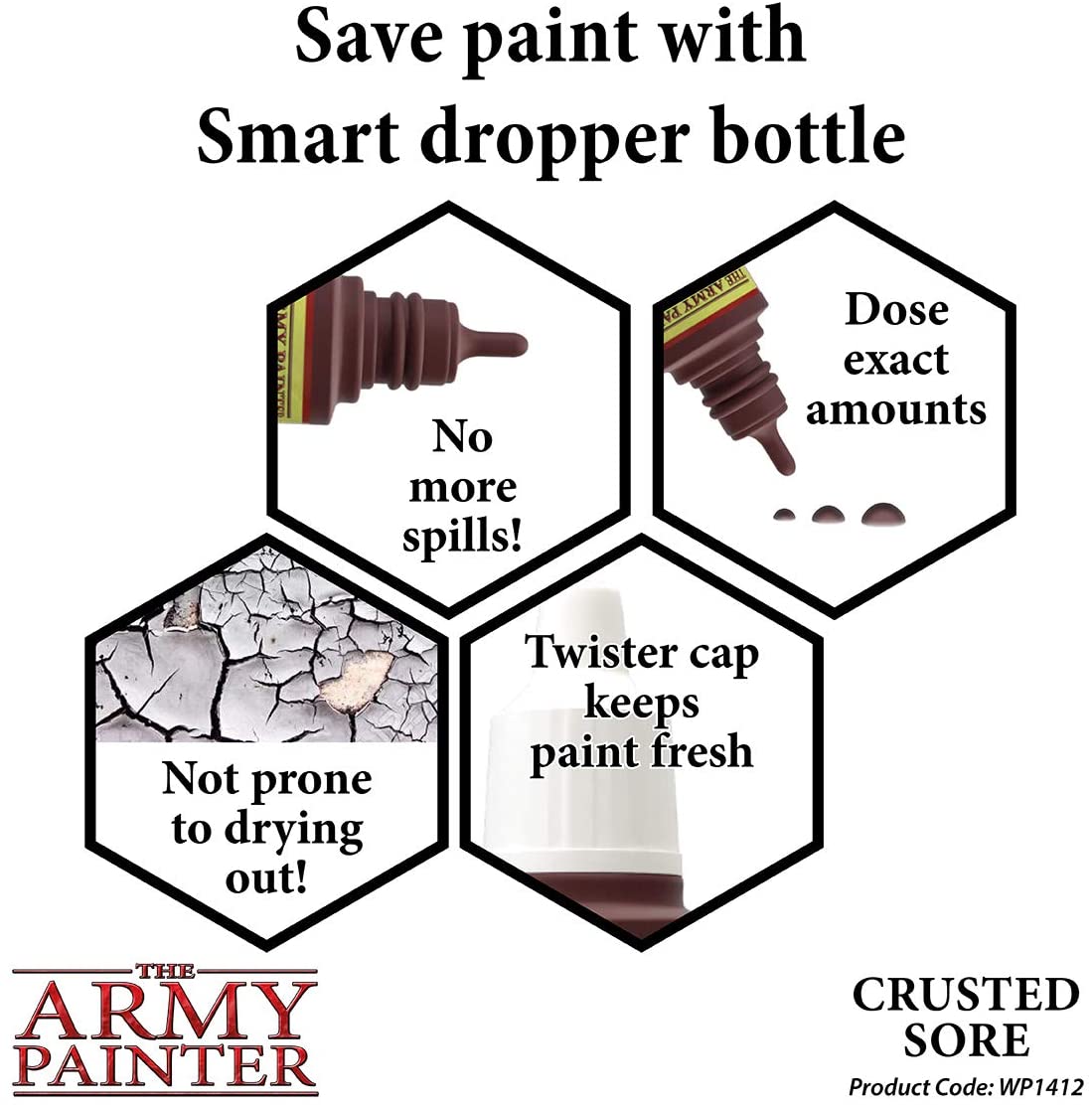 The Army Painter - Warpaints: Crusted Sore (18ml/0.6oz)