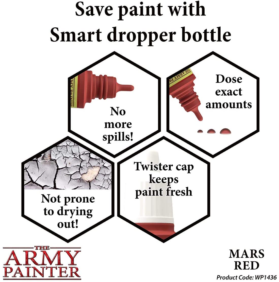 The Army Painter - Warpaints: Mars Red (18ml/0.6oz)