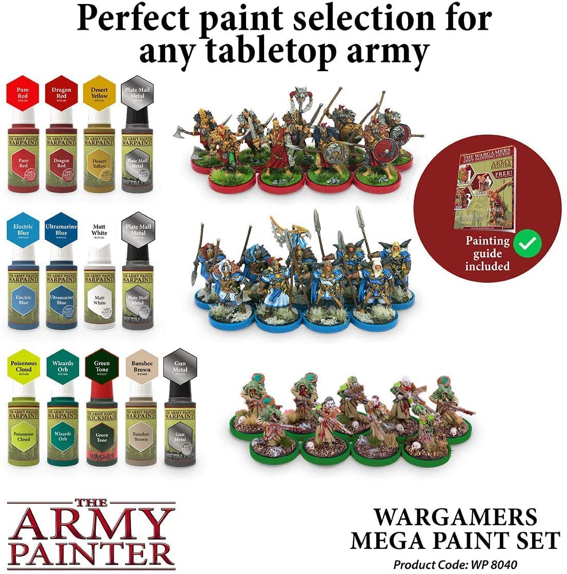 The Army Painter - Wargamers Mega Paint Set