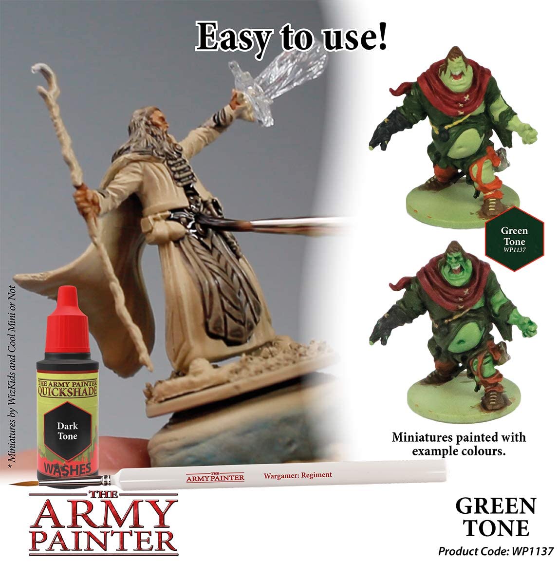 The Army Painter - Quickshade Washes: Green Tone (18ml/0.6oz)