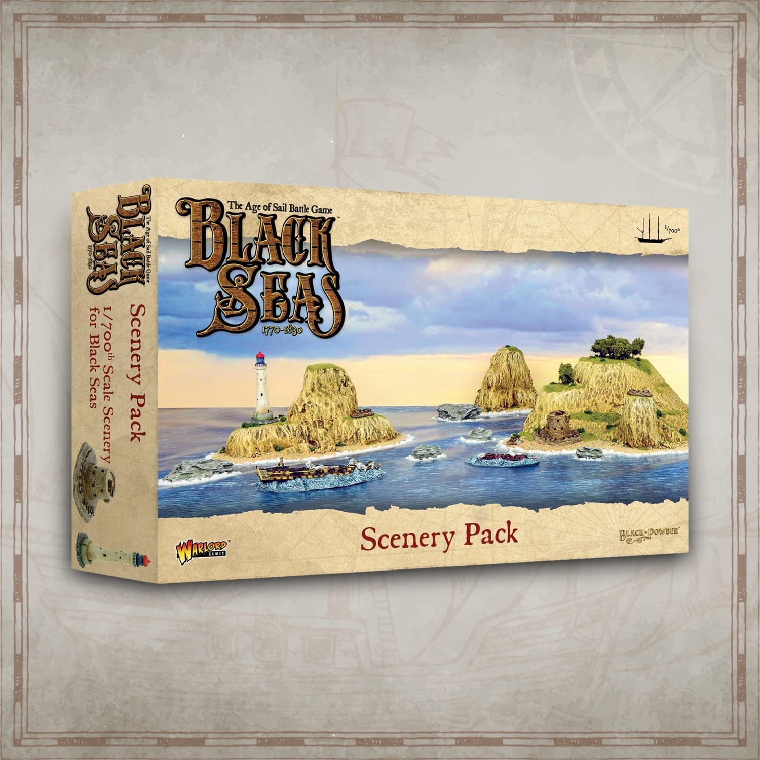 Black Seas  - All Fleets: Scenery pack (1770 - 1830)