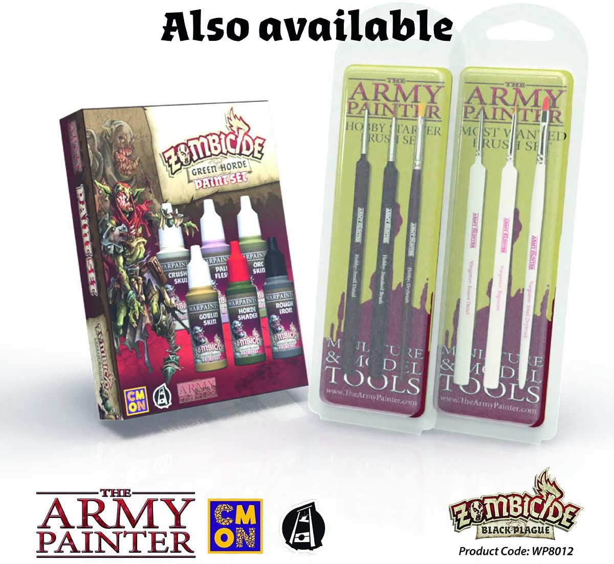 Miniatures Paint Set, 10 Model Paints with FREE Highlighting Brush, 18 –  Wargames Delivered