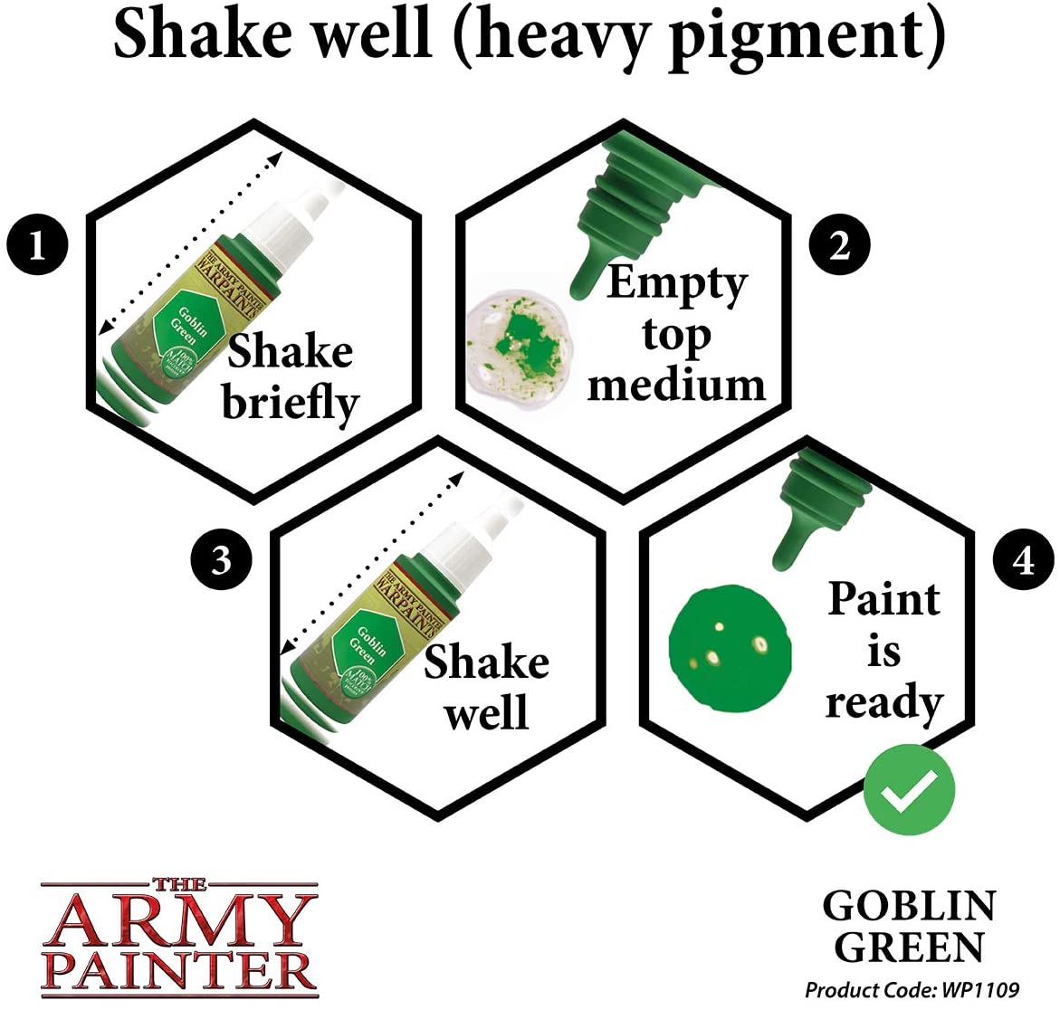 The Army Painter - Warpaints: Goblin Green (18ml/0.6oz)