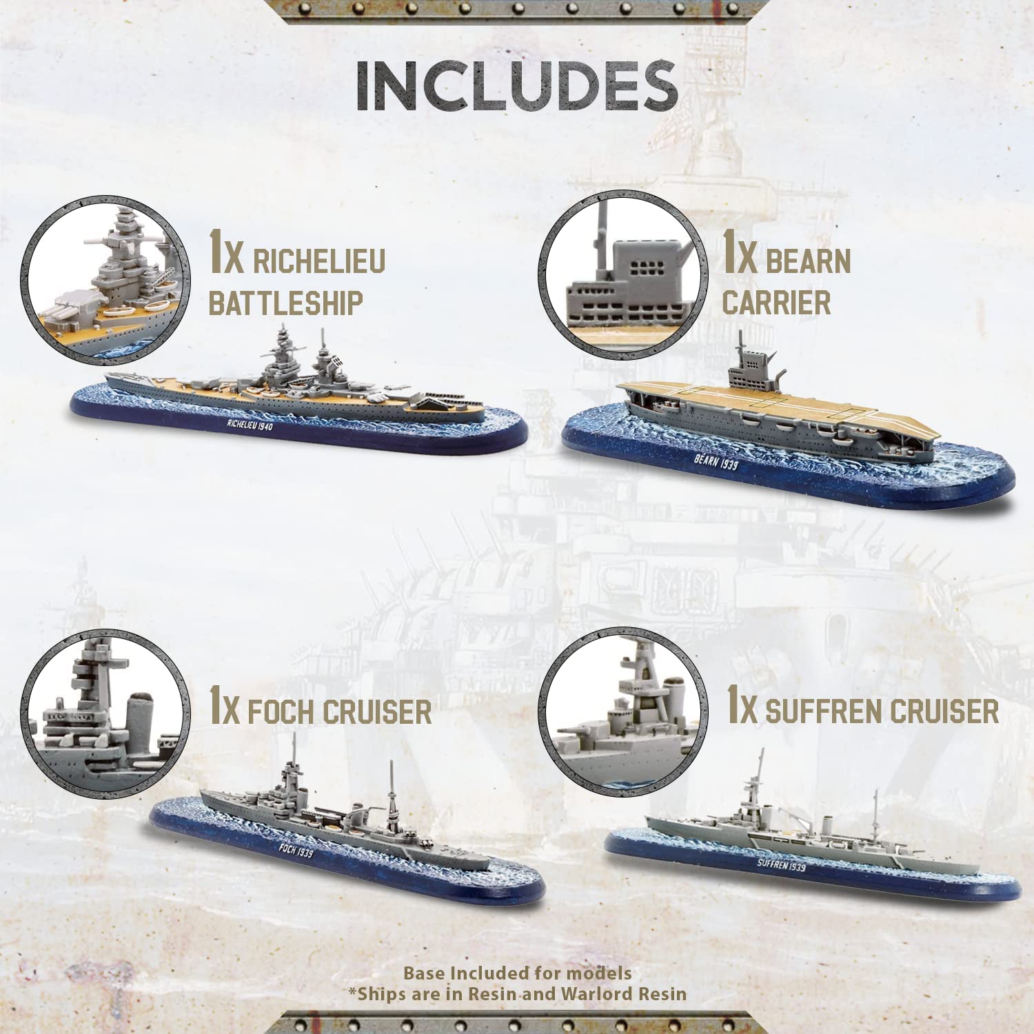 Victory at Sea - France: Marine Nationale Fleet