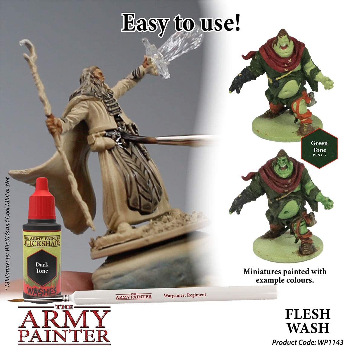 The Army Painter - Quickshade Washes: Flesh Wash (18ml/0.6oz)