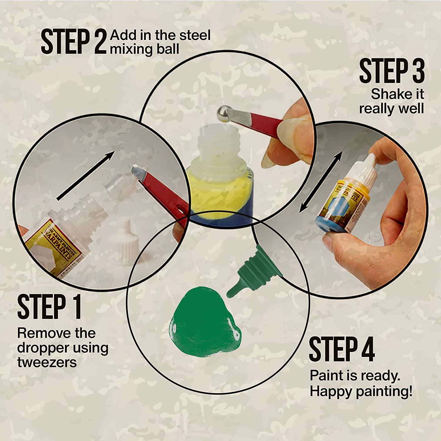  The Army Painter 2 Part Modeling Clay & Paint Mixing