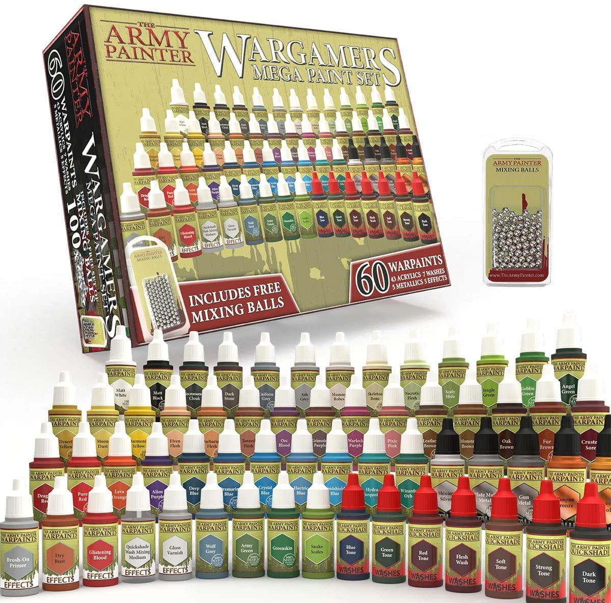 The Army Painter - Wargamers Mega Paint Set