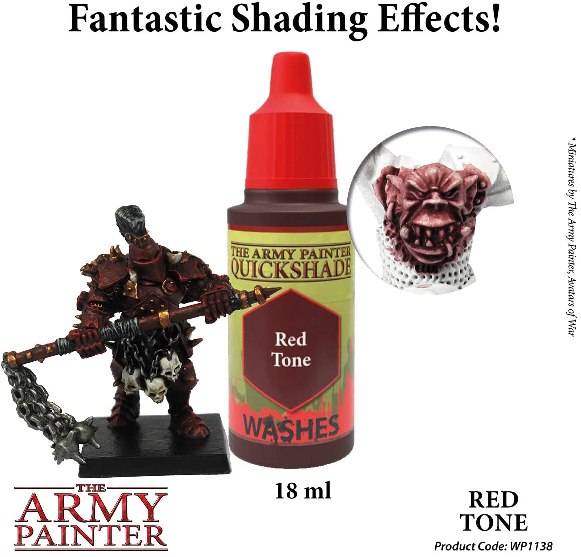 The Army Painter - Quickshade Washes: Red Tone (18ml/0.6oz)