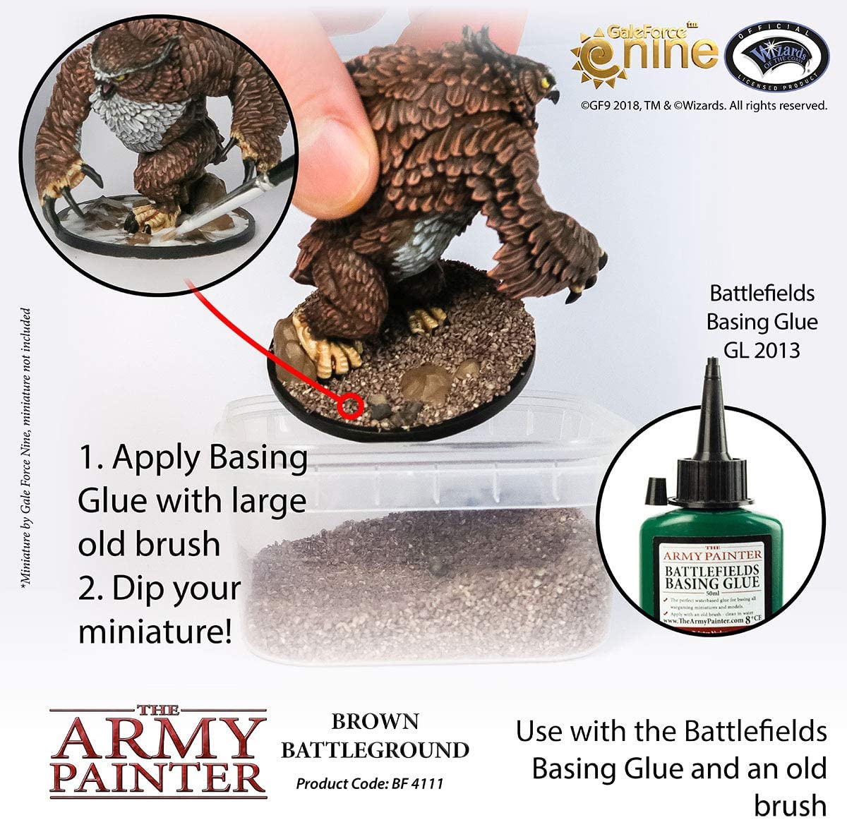 The Army Painter - Battlefield Basing: Brown Battleground