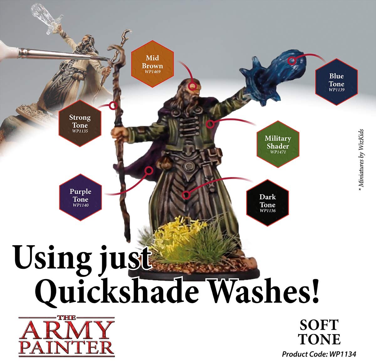 The Army Painter - Quickshade Washes: Soft Tone (18ml/0.6oz)