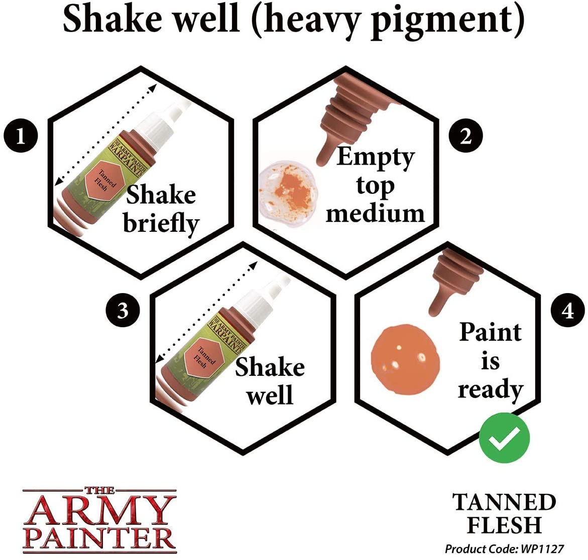 The Army Painter - Warpaints: Tanned Flesh (18ml/0.6oz)