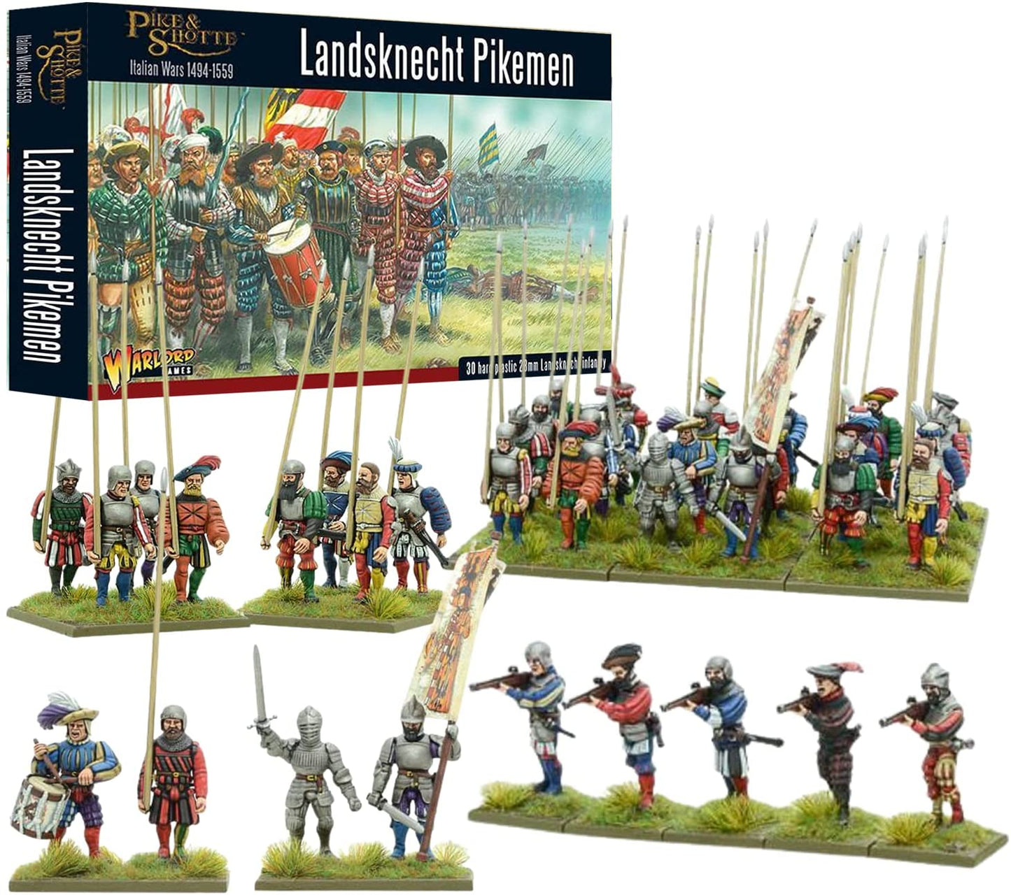 Pike & Shotte: Italian Wars 1494 - 1559: Landsknechts Pikemen